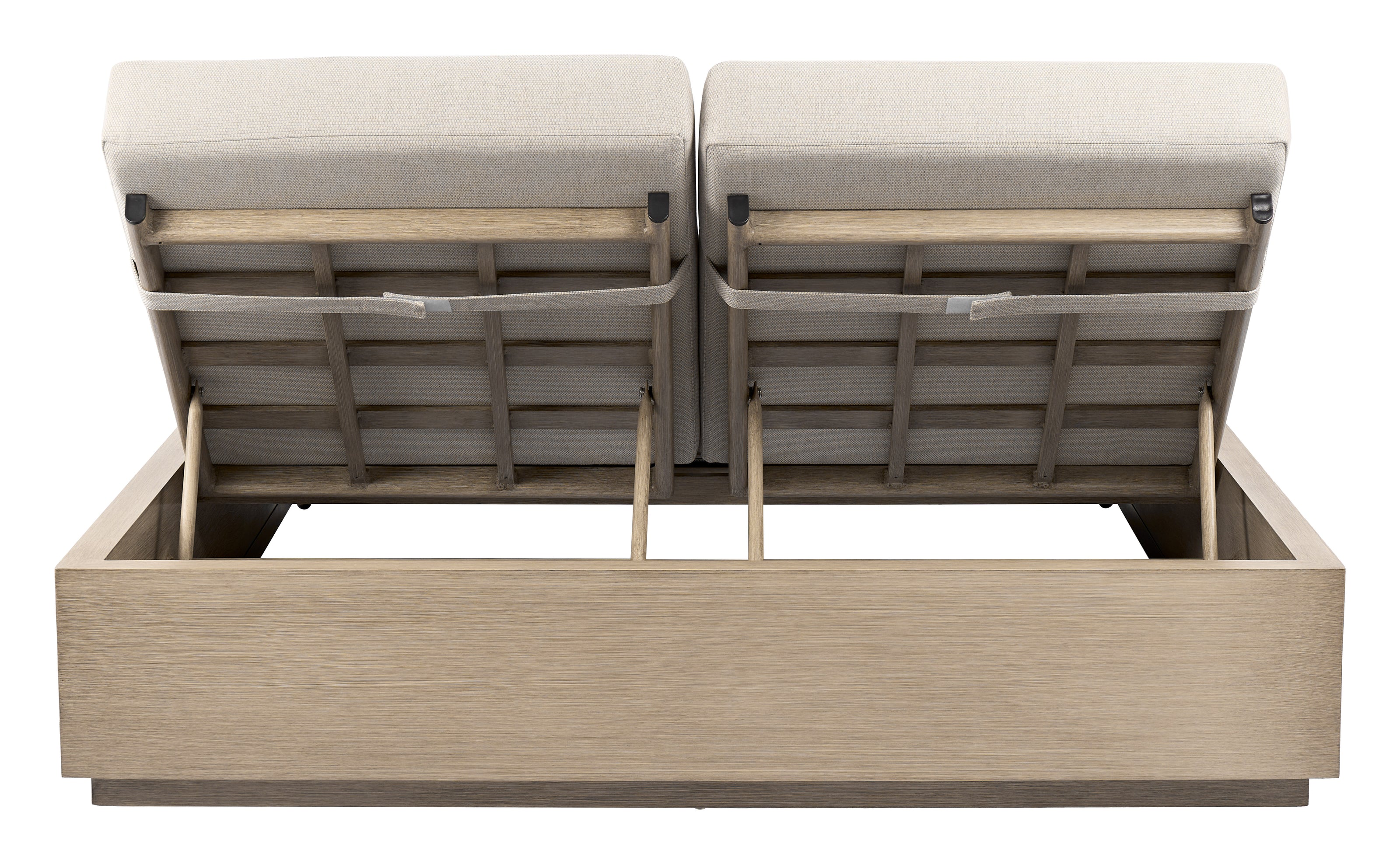 Varadero Beach Double Chaise Gray