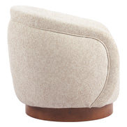 Vinta Swivel Chair Beige
