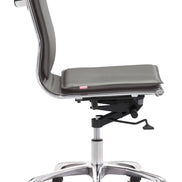 Lider Plus Armless Office Chair Gray