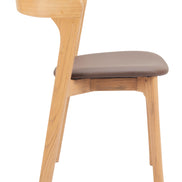 Pioro Dining Chair (Set of 2) Brown & Natural