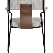 Couva Dining Chair (Set of 2) Gray Tweed