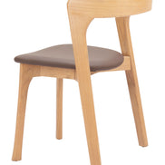 Pioro Dining Chair (Set of 2) Brown & Natural