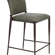 Freesia Counter Stool (Set of 2) Olive Green
