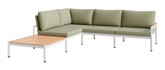 Lychee Modular Sectional Green