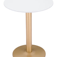 Alto Bistro Table White & Gold