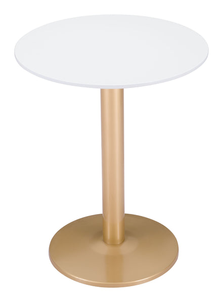 Alto Bistro Table White & Gold