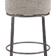 Nordhavn Swivel Barstool Gray