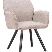 Sieve Swivel Dining Chair (Set of 2) Beige