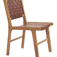 Feder Dining Chair (Set of 2) Brown