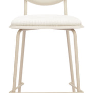 Zeal Counter Stool (Set of 4) Light Gray & Beige