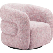 Refine Swivel Chair Pink Tweed
