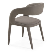 Faerron - Modern Grey Leatherette Dining Chair - image 5