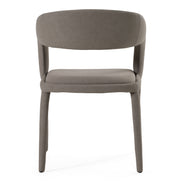 Faerron - Modern Grey Leatherette Dining Chair - image 2