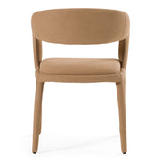 Faerron - Modern Tan Leatherette Dining Chair - image 5