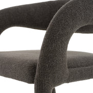 Faerron - Modern Grey Fabric Counter Chair - image 3