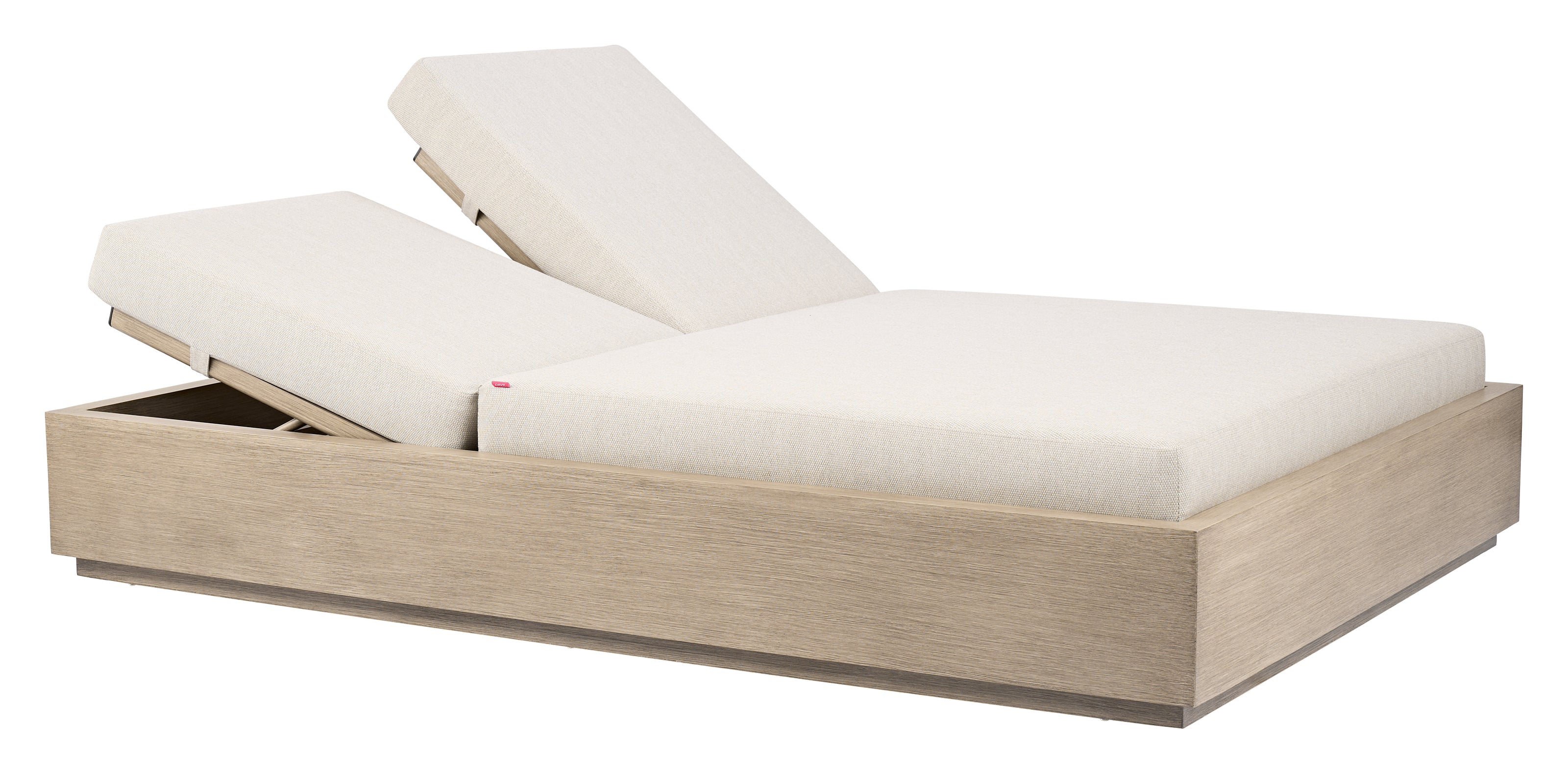 Varadero Beach Double Chaise Gray