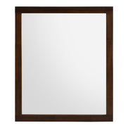 Fantasia - Contemporary Dark Walnut Mirror - image 3