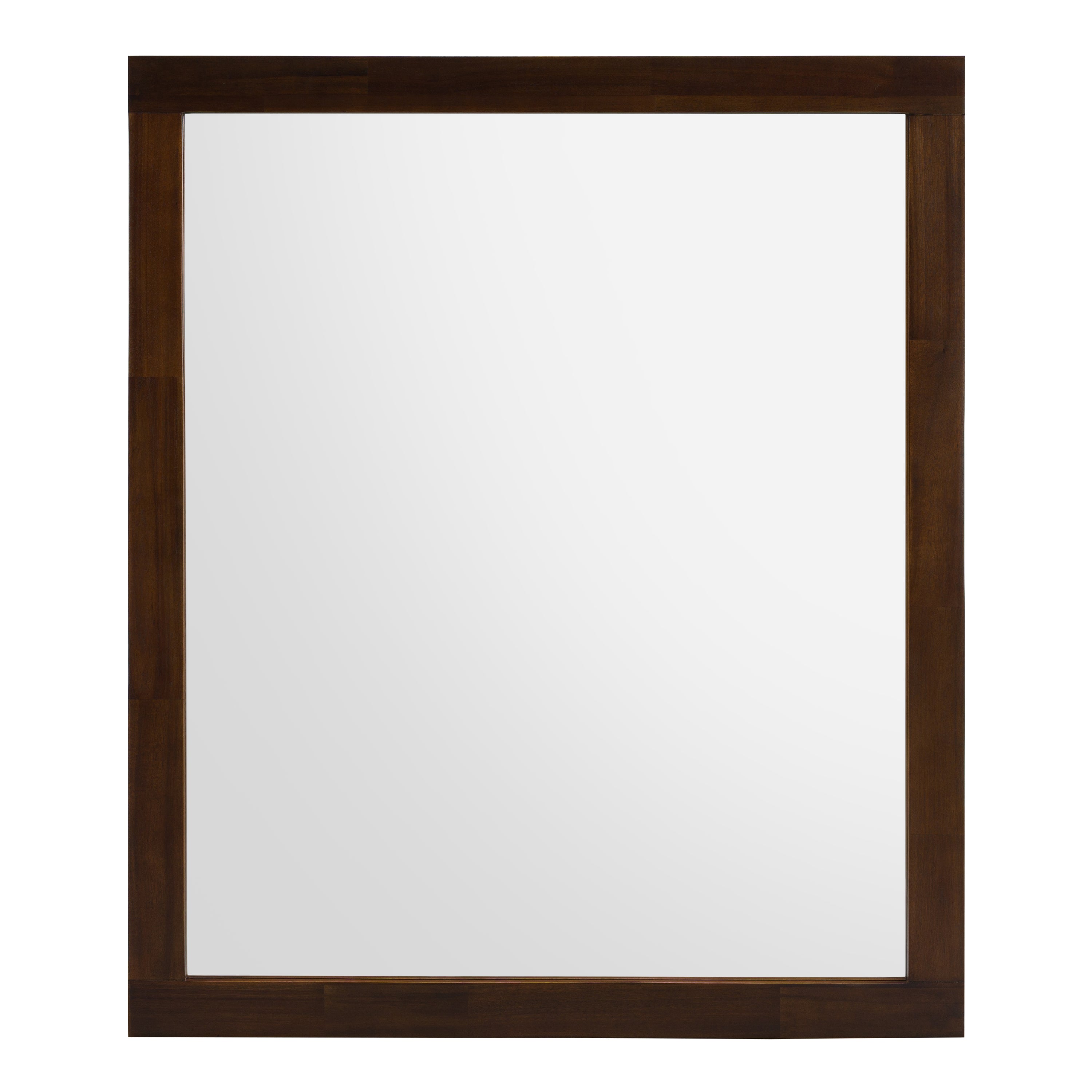 Fantasia - Contemporary Dark Walnut Mirror - image 3