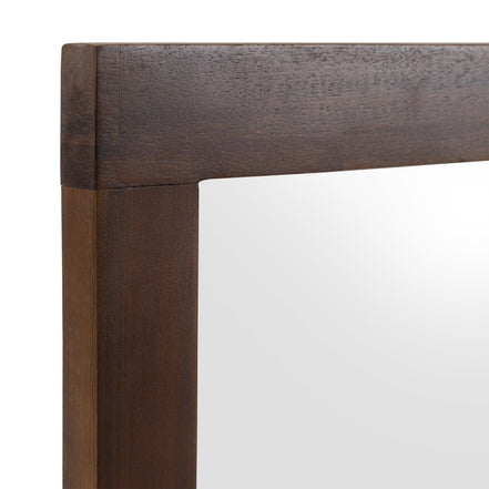 Fantasia - Contemporary Dark Walnut Mirror - image 5