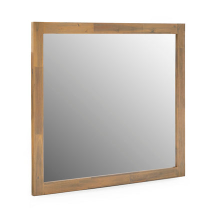 Fantasia - Contemporary Walnut Mirror - image 3