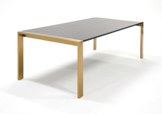 Fauna - Modern Wenge and Brass Dining Table - image 2