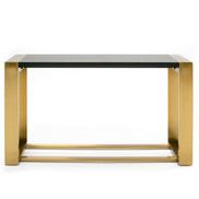 Fauna - Modern Wenge and Brass Console Table - image 2