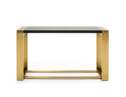 Fauna - Modern Wenge and Brass Console Table - image 2