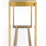 Fauna - Modern Wenge and Brass Console Table - image 4