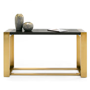 Fauna - Modern Wenge and Brass Console Table