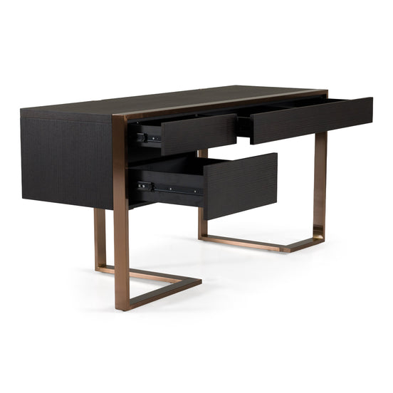Modern Fauna Wenge and Rosegold Desk - image 2