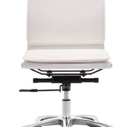 Lider Plus Armless Office Chair White