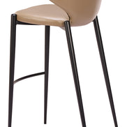 Lino Barstool (Set of 2) Taupe