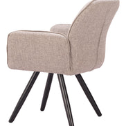 Sieve Swivel Dining Chair (Set of 2) Beige