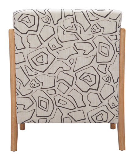 Runa Accent Chair Beige & Natural