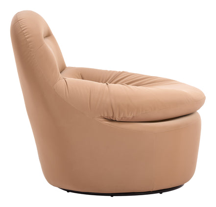 Reva Swivel Chair Tan