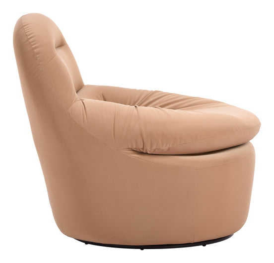 Reva Swivel Chair Tan