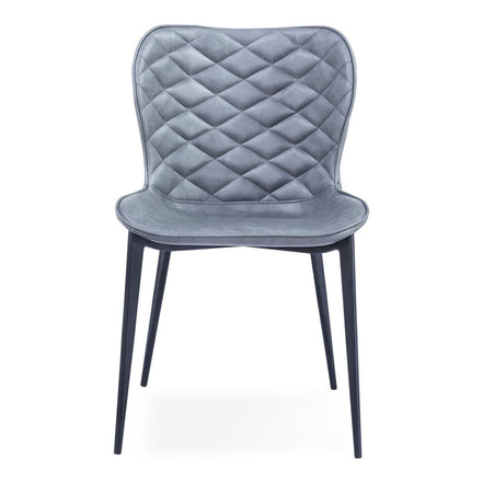 Felicia - Modern Grey & Black Dining Chair (Set of 2) - image 5