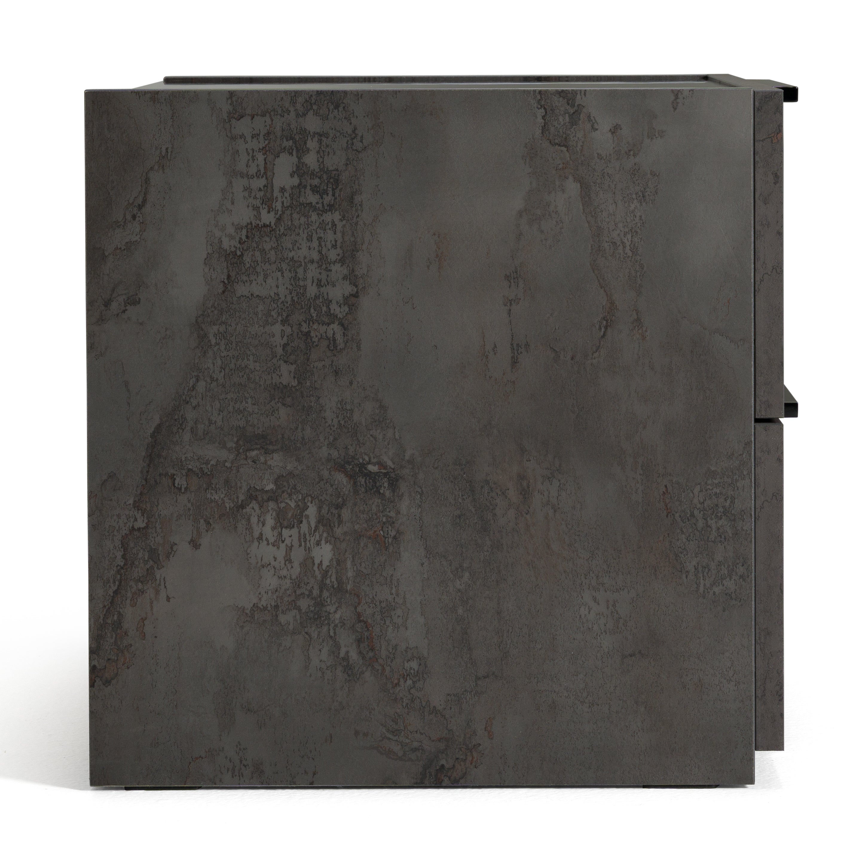 Ferrara - Modern Volcano Oxide Grey Nightstand - image 2