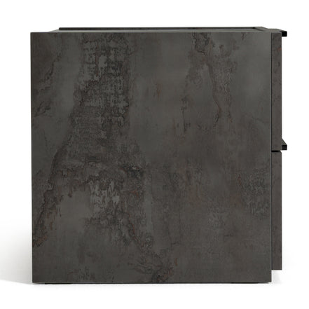 Ferrara - Modern Volcano Oxide Grey Nightstand - image 2