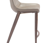 Magnus Barstool (Set of 2) Brown & Walnut