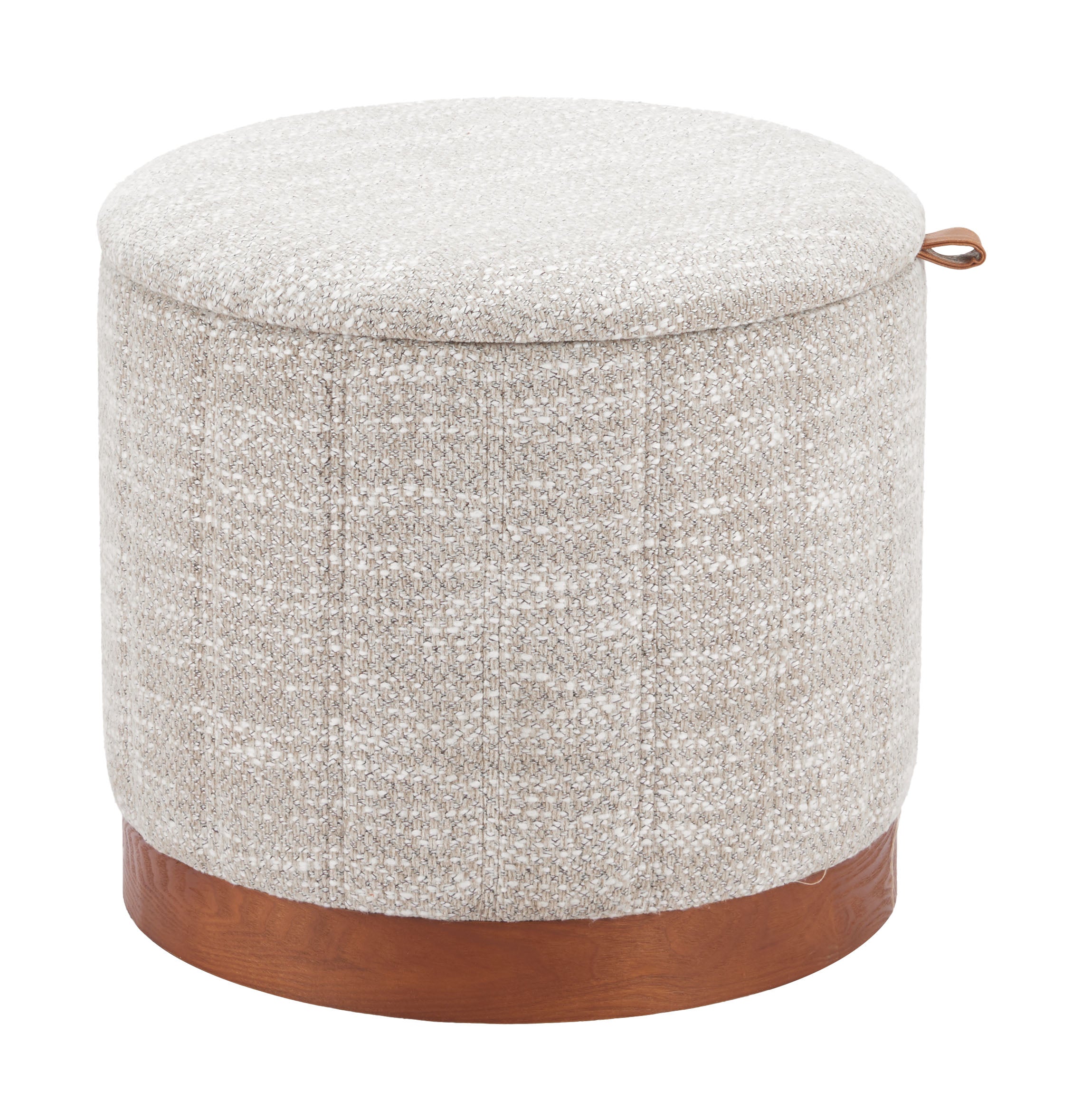 Fije Storage Ottoman Gray