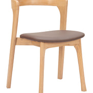 Pioro Dining Chair (Set of 2) Brown & Natural