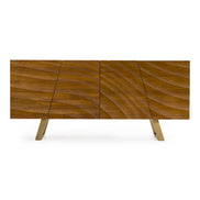 Finley Mid-Century Walnut & Gold Buffet - image 4