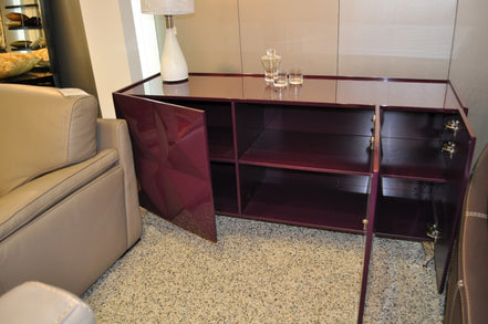 Versus Eva Purple Lacquer 3-Door Buffet - image 2