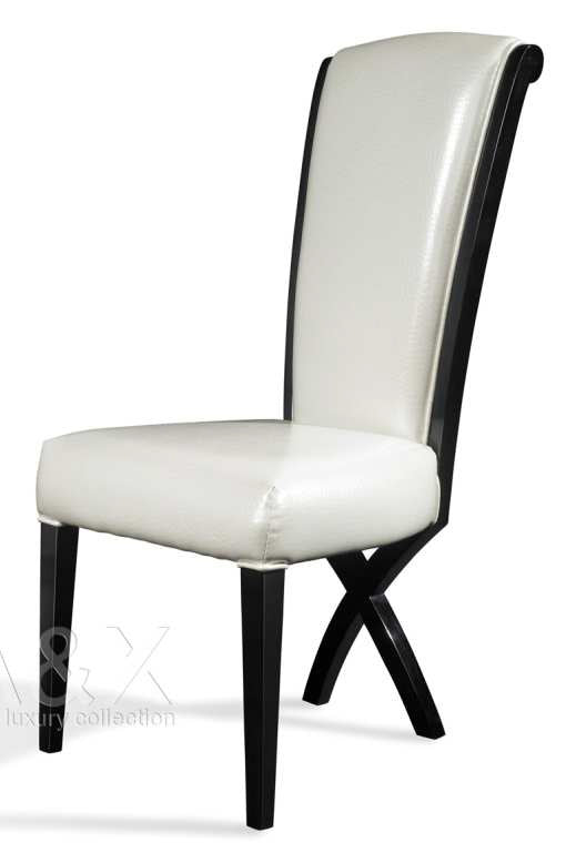 Xena - Transitional X-Leg Dining Chair
