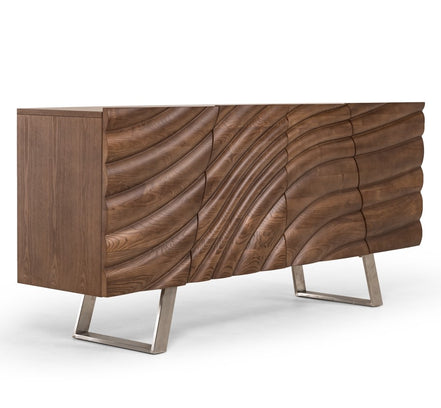 Finley Mid-Century Walnut Buffet - image 2
