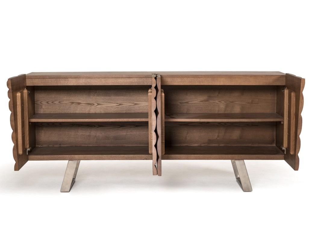 Finley Mid-Century Walnut Buffet - image 4