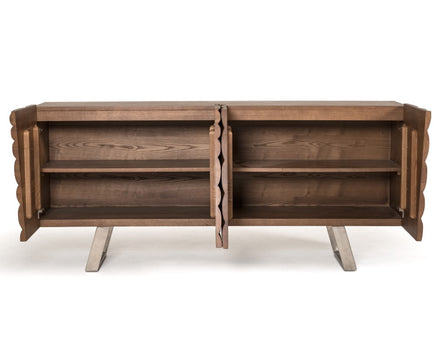 Finley Mid-Century Walnut Buffet - image 4