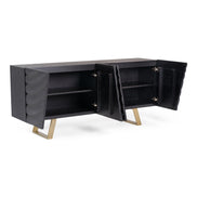 Finley Mid-Century Black & Gold Buffet - image 5