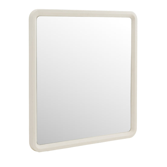 Florence - Modern Beige Leatherette Mirror